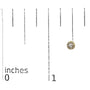 Round Brilliant-Cut Diamond Solitaire Milgrain Stud Earrings in Sterling Silver, photo 43