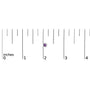 Bezel-Set 3.5mm Created Gemstone Solitaire Stud Earrings in Sterling Silver, photo 19