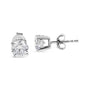 1 3/4 Ct. T.W. Lab-Grown Round Brilliant Diamond Solitaire Stud Earrings in 14K White Gold, photo 4