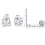 1 3/4 Ct. T.W. Lab-Grown Round Brilliant Diamond Solitaire Stud Earrings in 14K White Gold, photo 5