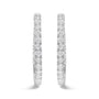 5 Ct. T.W. 50-Stone Lab-Grown Diamond Inside Out Hoop Earrings in 14K White Gold, photo 1