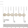1 Ct. T.W. Treated Yellow Diamond Linked Circle Drop Earrings in Sterling Silver, photo 5