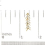 1/5 Ct. T.W. Diamond Chevron Arrow Stud Earrings in 18K Yellow Gold-Plated Sterling Silver, photo 4