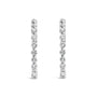 5 Ct. T.W. Lab-Grown Diamond Inside-Out Hoop Earrings in 14K White Gold, photo 2