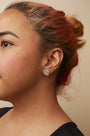 5/8 Ct. T.W. Diamond Square-Shaped Composite Stud Earrings in 10K White Gold, photo 3