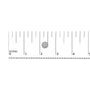 3 Ct. T.W. Lab-Grown Diamond Hidden Halo Stud Earrings in 14K White Gold, photo 5