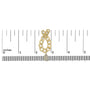 1/10 Ct. T.W. Diamond Chain Link Teardrop Dangle Earrings in 14K Yellow Gold-Plated Sterling Silver, photo 5