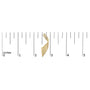 Sculpted Diamond Accent Drop Earrings in 14K Yellow Gold-Plated Sterling Silver, photo 5