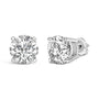 Round Lab-Grown Diamond Solitaire Stud Earrings with Screw Backs in 14K Gold, photo 44