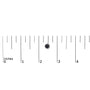 0.75 to 9.5 Ct. T.W. Round Brilliant-Cut Treated Black Diamond Bezel-Set Stud Earrings with Screw Backs in Sterling Silver, photo 42