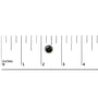 0.75 to 9.5 Ct. T.W. Round Brilliant-Cut Treated Black Diamond Bezel-Set Stud Earrings with Screw Backs in Sterling Silver, photo 40