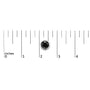0.75 to 9.5 Ct. T.W. Round Brilliant-Cut Treated Black Diamond Bezel-Set Stud Earrings with Screw Backs in Sterling Silver, photo 38
