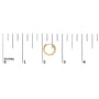 1/5 Ct. T.W. Diamond Twisted Design Hoop Earrings in 14K Yellow Gold-Plated Sterling Silver, photo 5