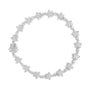 1 1/5 Ct. T.W. Round Diamond Floral Star-Shaped Link Bracelet -Size in 14K Gold, photo 2