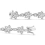 1 1/5 Ct. T.W. Round Diamond Floral Star-Shaped Link Bracelet -Size in 14K Gold, photo 8