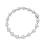 1 1/5 Ct. T.W. Round Diamond Floral Star-Shaped Link Bracelet -Size in 14K Gold, photo 14