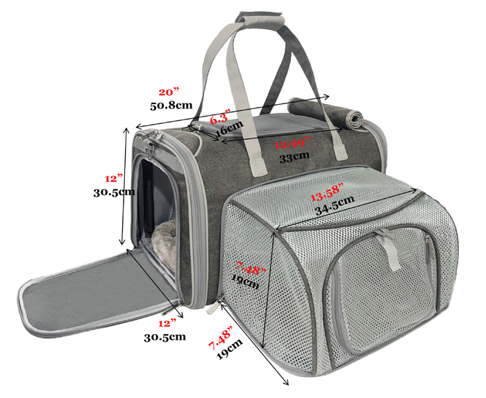 Transportadora expandible para mascotas Gold Series Big Apple XL, foto 2