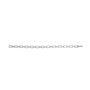 1 Ct. T.W. Diamond Paperclip Link Bracelet in 14K White Gold, photo 4