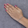 1 Ct. T.W. Diamond Paperclip Link Bracelet in 14K White Gold, photo 3