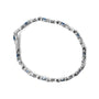 1/10 Ct. T.W. 5x4mm Oval Sapphire Gemstone and Diamond Prong-Set X Link Bracelet in 10K White Gold, photo 4