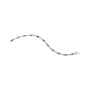 1/10 Ct. T.W. 5x4mm Oval Sapphire Gemstone and Diamond Prong-Set X Link Bracelet in 10K White Gold, photo 5