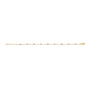 Pulsera de cadena de 9 estaciones de bisel con rubí rojo y diamantes blancos alternados en oro amarillo de 14K, foto 4