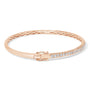 1 Ct. T.W. Half Eternity Diamond Bangle Bracelet in 14K Gold, photo 6
