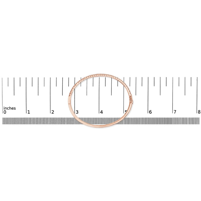 1 Ct. T.W. Half Eternity Diamond Bangle Bracelet in 14K Gold, photo 18