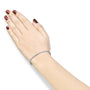 1 Ct. T.W. Half Eternity Diamond Bangle Bracelet in 14K Gold, photo 8