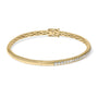 1 Ct. T.W. Half Eternity Diamond Bangle Bracelet in 14K Gold, photo 4