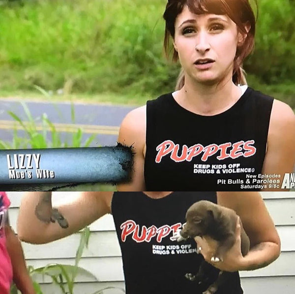 D.A.R.E. Puppies Keep Kids Off Drugs & Alcohol Crop Tank