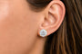 IGI Certified Lab-Grown Diamond Solitaire Stud Earrings in 14K Gold, photo 11