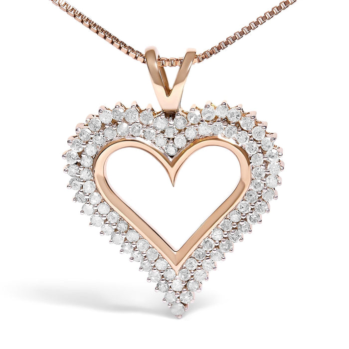 Diamond Heart Pendant Necklace in Sterling Silver, photo 23