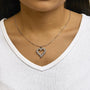 Diamond Heart Pendant Necklace in Sterling Silver, photo 35