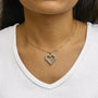 Diamond Heart Pendant Necklace in Sterling Silver, photo 34