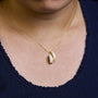 1 5/8 Ct. T.W. Princess and Baguette Diamond Duo Bar Pendant Necklace in 14K Yellow Gold, photo 3