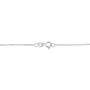 Collar con colgante de corazón en racimo con diamantes baguette de 1 1/2 ct. p.t. en plata de ley, foto 8