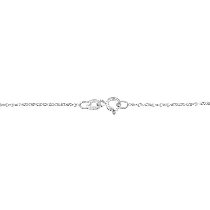 Collar con colgante de corazón en racimo con diamantes baguette de 1 1/2 ct. p.t. en plata de ley, foto 8