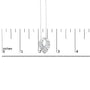 1 5/8 Ct. T.W. Invisible-Set Princess and Channel-Set Baguette Diamond Curved Oval Shape Pendant Necklace in 14K White Gold, photo 5
