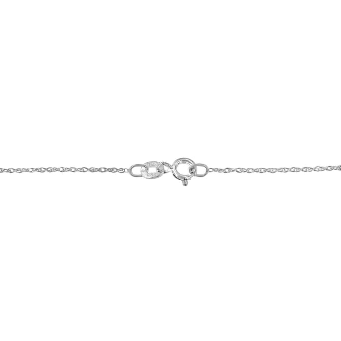 1 Ct. T.W. Baguette Diamond Composite Open Heart Pendant Necklace in Sterling Silver, photo 7