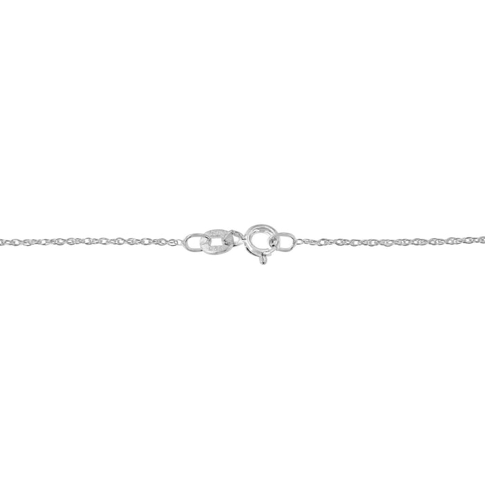 Collar con colgante de corazón en racimo con diamantes redondos y baguette de 1 1/4 ct. p.t. en plata de ley, foto 4