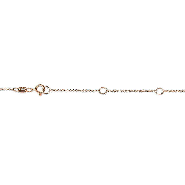 1/3 Ct. T.W. Bezel-Set Diamond Solitaire Pendant Necklace in 14K Rose Gold-Plated Sterling Silver, photo 5