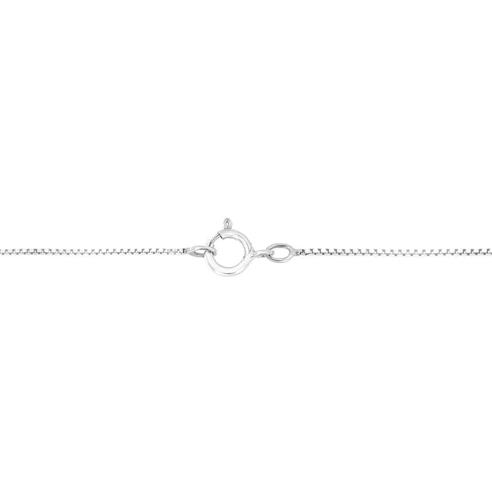 Collar con colgante solitario de bisel en forma de cometa con diamante talla princesa de 1/5 ct. p.t. en oro de 10K, foto 7