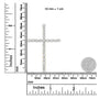 4 Ct. T.W. Round-Cut Diamond Cross Pendant Necklace in 10K Yellow Gold-Plated Sterling Silver, photo 5