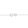 Diamond Accent Cross Ribbon Pendant Necklace in Sterling Silver, photo 9