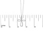 Diamond Accent Cross Ribbon Pendant Necklace in Sterling Silver, photo 11