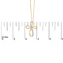 Diamond Accent Cross Ribbon Pendant Necklace in Sterling Silver, photo 12