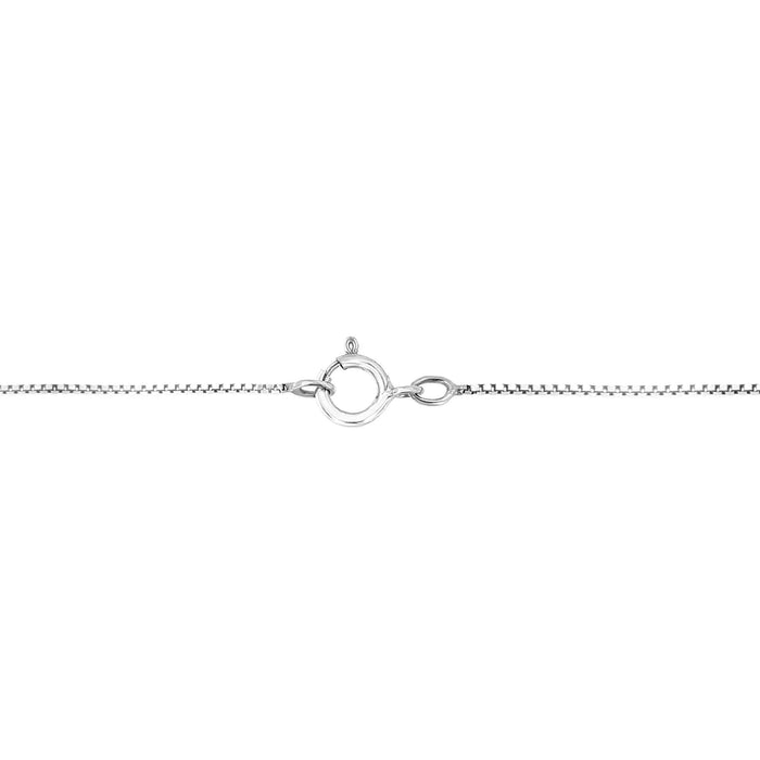 Collar con colgante solitario de corazón de 3 garras con diamante en oro blanco de 14K, foto 14