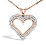 Diamond Heart Pendant Necklace in Sterling Silver, photo 19