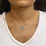 Diamond Heart Pendant Necklace in Sterling Silver, photo 33